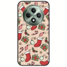 Cute Xmas Oppo Reno 12 F 5G Black TPU (Μαύρη Σιλικόνη)