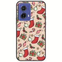 Cute Xmas Motorola Moto G85 5G Black TPU (Μαύρη Σιλικόνη)