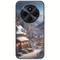 Cozy Christmas Village Xiaomi Poco C75 4G Black TPU (Μαύρη Σιλικόνη)