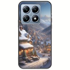 Cozy Christmas Village Xiaomi 14T Pro 5G Black TPU (Μαύρη Σιλικόνη)
