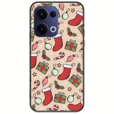Cute Xmas Oppo Reno 13 5G Black TPU (Μαύρη Σιλικόνη)