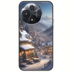 Cozy Christmas Village TCL 60R 5G Black TPU (Μαύρη Σιλικόνη)