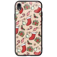 Cute Xmas iPhone XR Groove TPU (Tempered Glass και TPU)