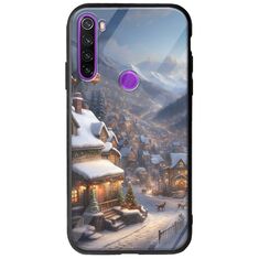 Cozy Christmas Village Xiaomi Redmi Note 8 Groove TPU (Tempered Glass και TPU)