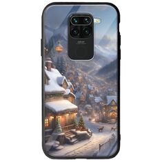 Cozy Christmas Village Xiaomi Redmi Note 9 Groove TPU (Tempered Glass και TPU)
