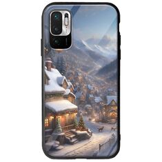 Cozy Christmas Village Xiaomi Redmi Note 10 5G Groove TPU (Tempered Glass και TPU)
