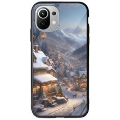 Cozy Christmas Village Xiaomi Mi 11 Lite / 11 Lite NE / 5G Groove TPU (Tempered Glass και TPU)