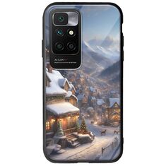 Cozy Christmas Village Xiaomi Redmi 10 Groove TPU (Tempered Glass και TPU)