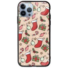 Cute Xmas iPhone 12 Pro Groove TPU (Tempered Glass και TPU)