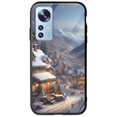 Cozy Christmas Village Xiaomi 12 / 12X Groove TPU (Tempered Glass και TPU)
