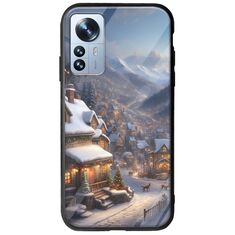 Cozy Christmas Village Xiaomi 12 Pro Groove TPU (Tempered Glass και TPU)