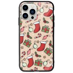 Cute Xmas iPhone 14 Pro Groove TPU (Tempered Glass και TPU)