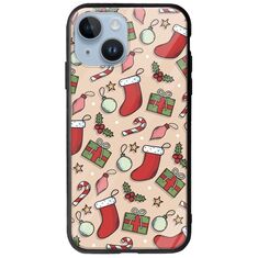 Cute Xmas iPhone 15 Groove TPU (Tempered Glass και TPU)