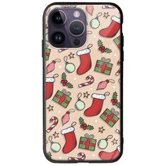 Cute Xmas iPhone 15 Pro Groove TPU (Tempered Glass και TPU)
