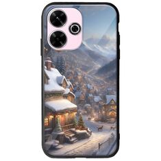 Cozy Christmas Village Xiaomi Poco M6 4G Groove TPU (Tempered Glass και TPU)