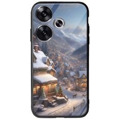 Cozy Christmas Village Xiaomi Poco F6 5G Groove TPU (Tempered Glass και TPU)