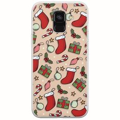 Cute Xmas Samsung Galaxy A8(2018) Flexible TPU (Διάφανη Σιλικόνη)