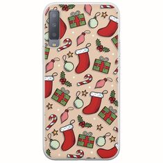 Cute Xmas Samsung Galaxy A7 2018 Flexible TPU (Διάφανη Σιλικόνη)