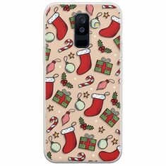 Cute Xmas Samsung Galaxy A6 Plus 2018 Flexible TPU (Διάφανη Σιλικόνη)