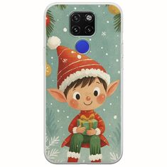 Smiling Elf Present Huawei Mate 20 Flexible TPU (Διάφανη Σιλικόνη)