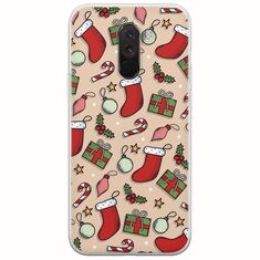 Cute Xmas Xiaomi Pocophone F1 Flexible TPU (Διάφανη Σιλικόνη)