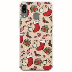 Cute Xmas Samsung Galaxy A40 Flexible TPU (Διάφανη Σιλικόνη)
