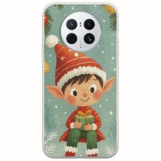 Smiling Elf Present Huawei Mate 50 Pro Flexible TPU (Διάφανη Σιλικόνη)