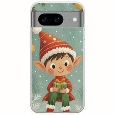 Smiling Elf Present Google Pixel 8 5G Flexible TPU (Διάφανη Σιλικόνη)