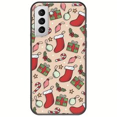 Cute Xmas Samsung Galaxy S21 Plus Black TPU (Μαύρη Σιλικόνη)