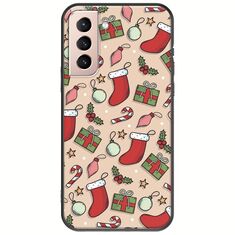 Cute Xmas Samsung Galaxy S21 FE 5G Black TPU (Μαύρη Σιλικόνη)