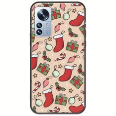 Cute Xmas Xiaomi 12 Pro Black TPU (Μαύρη Σιλικόνη)