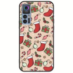 Cute Xmas TCL 30 / 30 5G / 30+ Black TPU (Μαύρη Σιλικόνη)