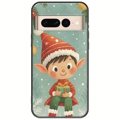 Smiling Elf Present Google Pixel 7 Pro 5G Black TPU (Μαύρη Σιλικόνη)