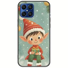 Smiling Elf Present Honor X8 Black TPU (Μαύρη Σιλικόνη)