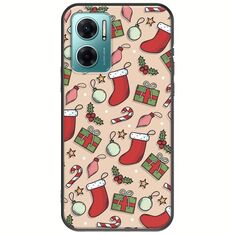 Cute Xmas Xiaomi Redmi 10 5G Black TPU (Μαύρη Σιλικόνη)