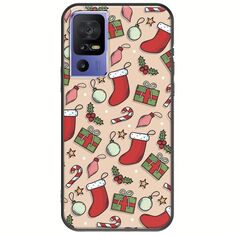 Cute Xmas TCL 40 SE Black TPU (Μαύρη Σιλικόνη)