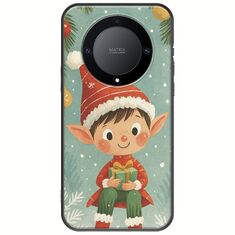 Smiling Elf Present Honor Magic 5 Lite 5G Black TPU (Μαύρη Σιλικόνη)