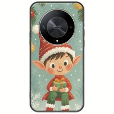 Smiling Elf Present Honor Magic 6 Lite 5G Black TPU (Μαύρη Σιλικόνη)