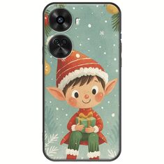 Smiling Elf Present Huawei Nova 12 SE Black TPU (Μαύρη Σιλικόνη)
