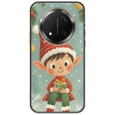 Smiling Elf Present Honor Magic 7 Lite 5G Black TPU (Μαύρη Σιλικόνη)