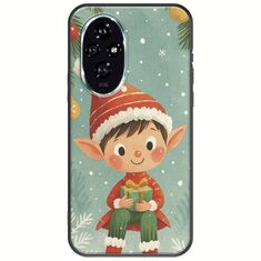 Smiling Elf Present Honor 200 5G Black TPU (Μαύρη Σιλικόνη)