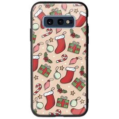 Cute Xmas Samsung Galaxy S10e Groove TPU (Tempered Glass και TPU)