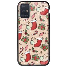 Cute Xmas Samsung Galaxy A51 Groove TPU (Tempered Glass και TPU)