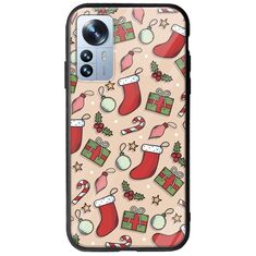 Cute Xmas Xiaomi 12 Pro Groove TPU (Tempered Glass και TPU)