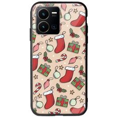 Cute Xmas Vivo Y35 Groove TPU (Tempered Glass και TPU)