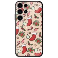 Cute Xmas Samsung Galaxy S25 Ultra 5G Groove TPU (Tempered Glass και TPU)