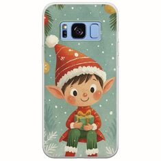 Smiling Elf Present Samsung Galaxy S8 Plus Flexible TPU (Διάφανη Σιλικόνη)