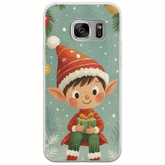 Smiling Elf Present Samsung Galaxy S6 Flexible TPU (Διάφανη Σιλικόνη)