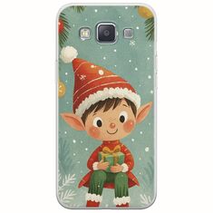 Smiling Elf Present Samsung Galaxy A3(2015) Flexible TPU (Διάφανη Σιλικόνη)