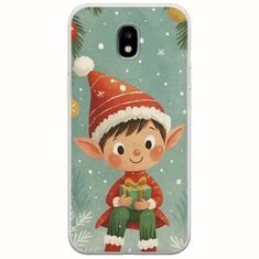 Smiling Elf Present Samsung Galaxy J3(2017) Flexible TPU (Διάφανη Σιλικόνη)